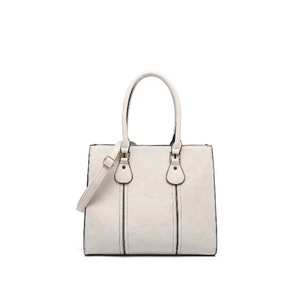 Structured Double Tote Bag