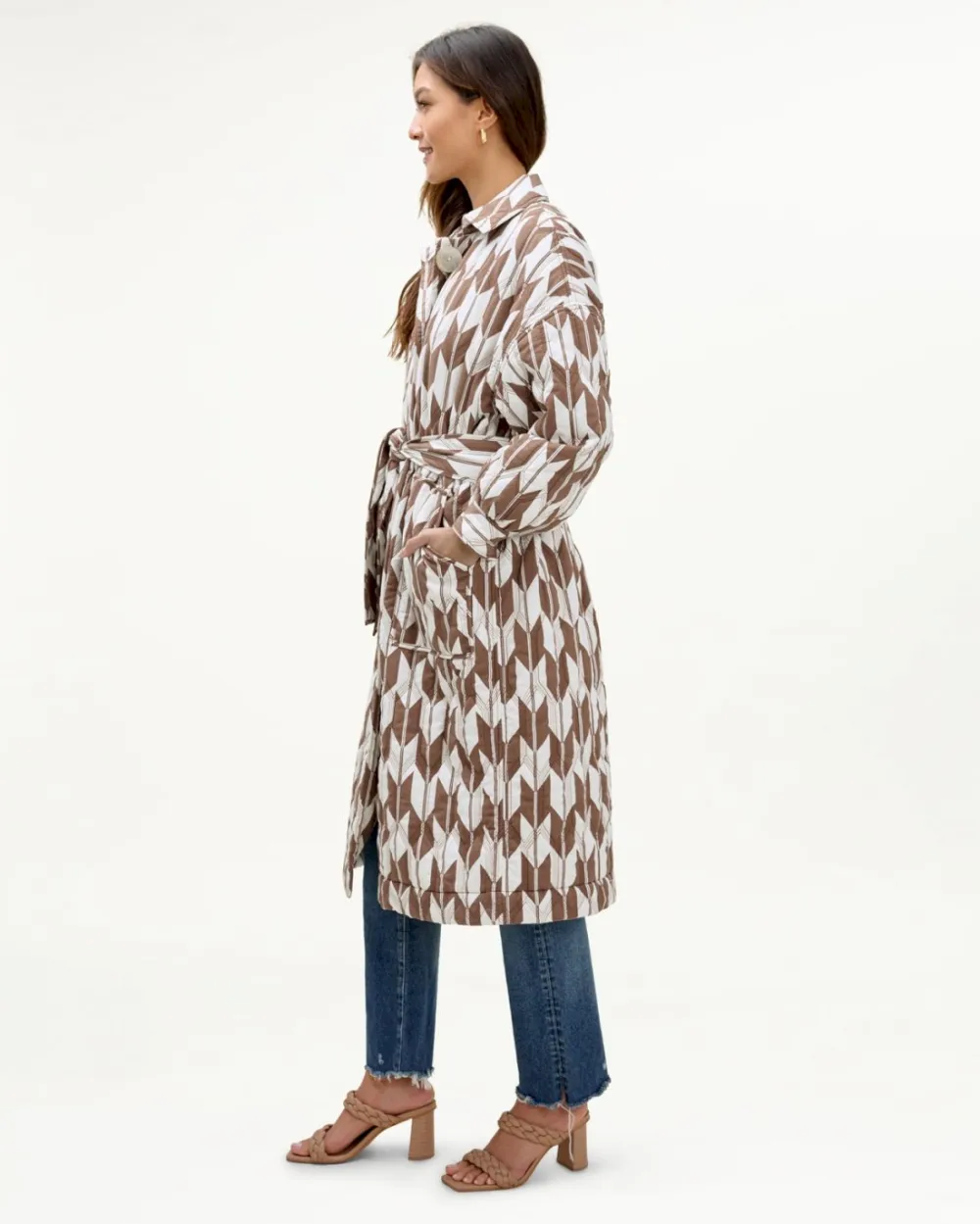 Mary Lawless Lee x Splendid Printed Quilted Jacket