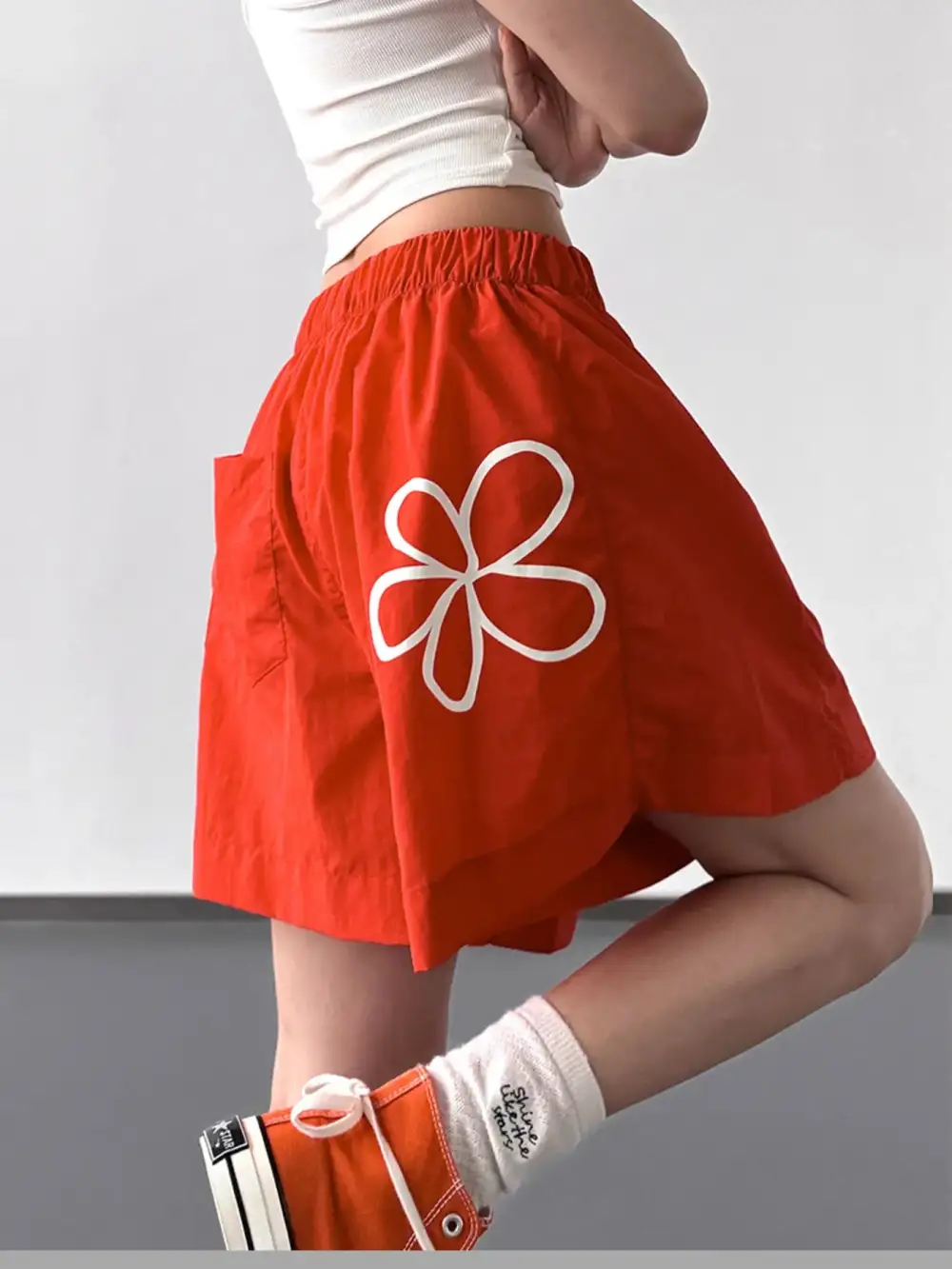 Everyday Elastic Waist Shorts