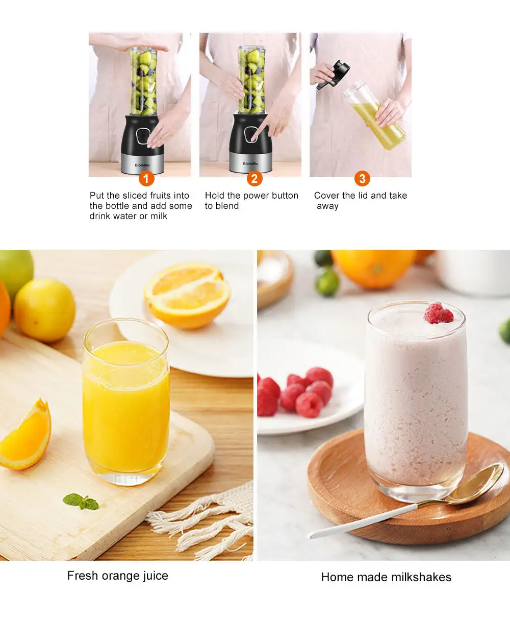 BPA FREE 500W Portable Personal Blender Mixer