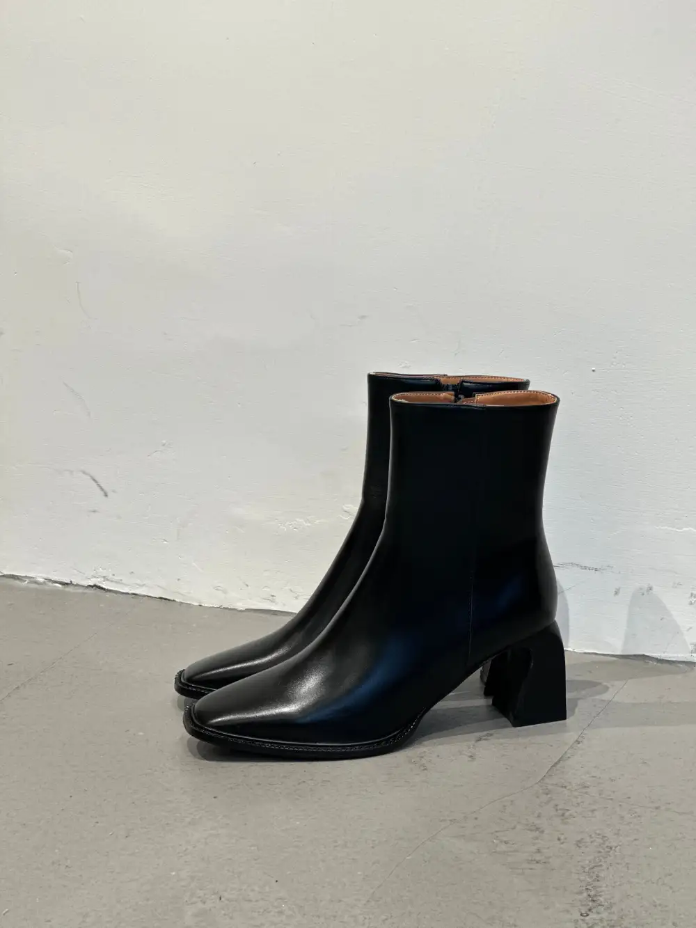 Slimline Fine Faux Leather Everyday Boots