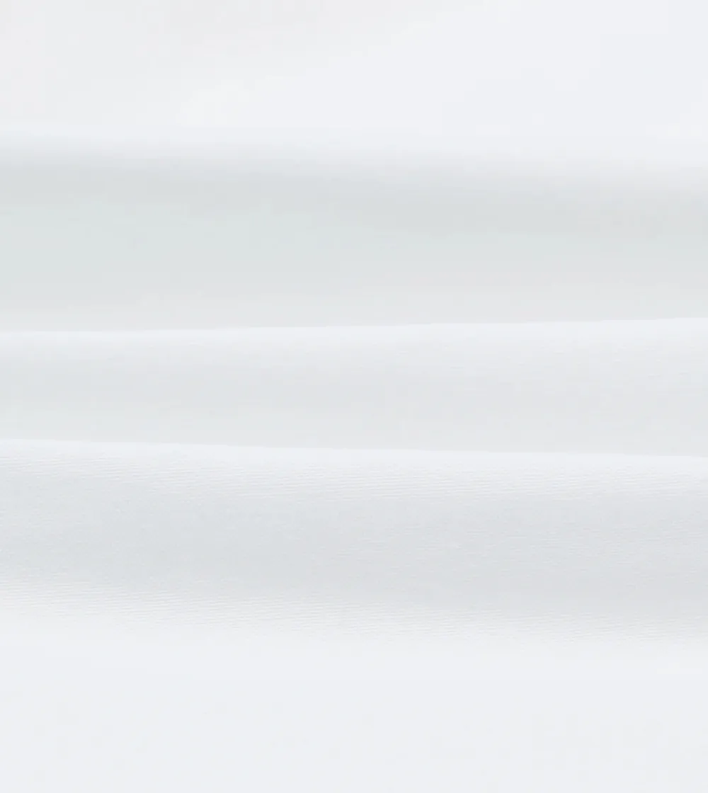 White Oxford Cotton Cloth Button-Down Shirt Lapel Plain