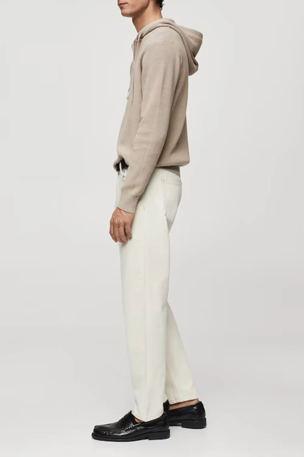 Hooded Knit Sweatshirt