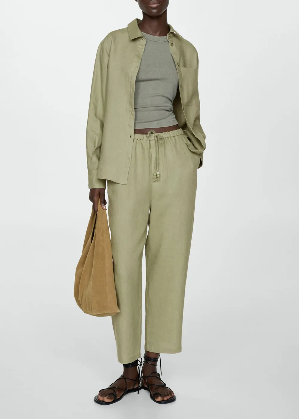 100% linen pants