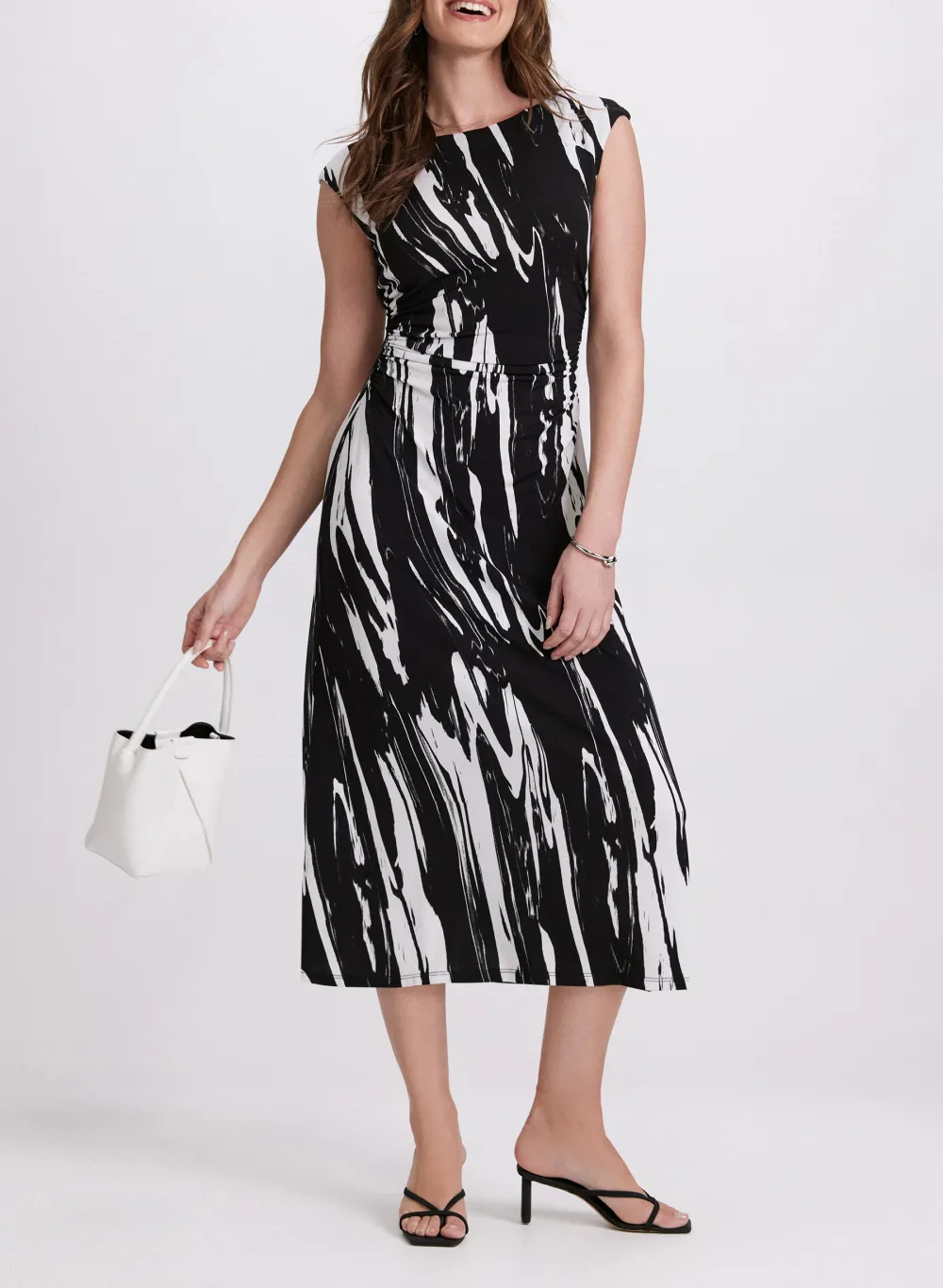 Chiffon Casual Women's Multi-Color Dress