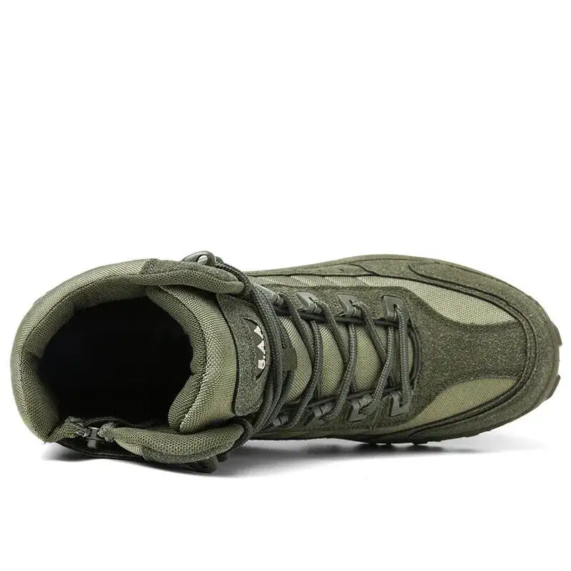 Men's Combat Boots Orthopedic Support Hiking Boots Waterproof Puncture-Resistant Work Boots