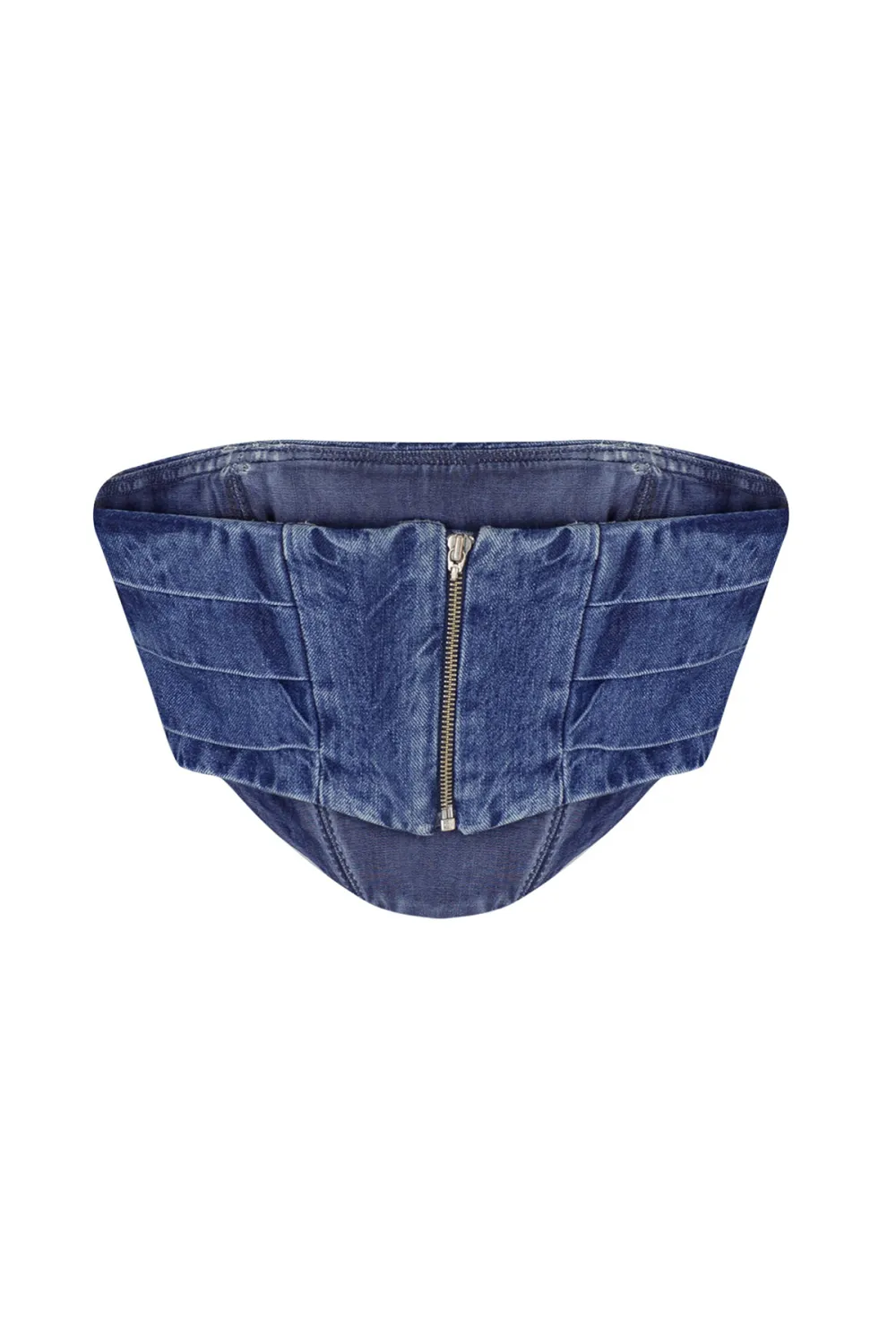 Off The Shoulder Denim Bustier