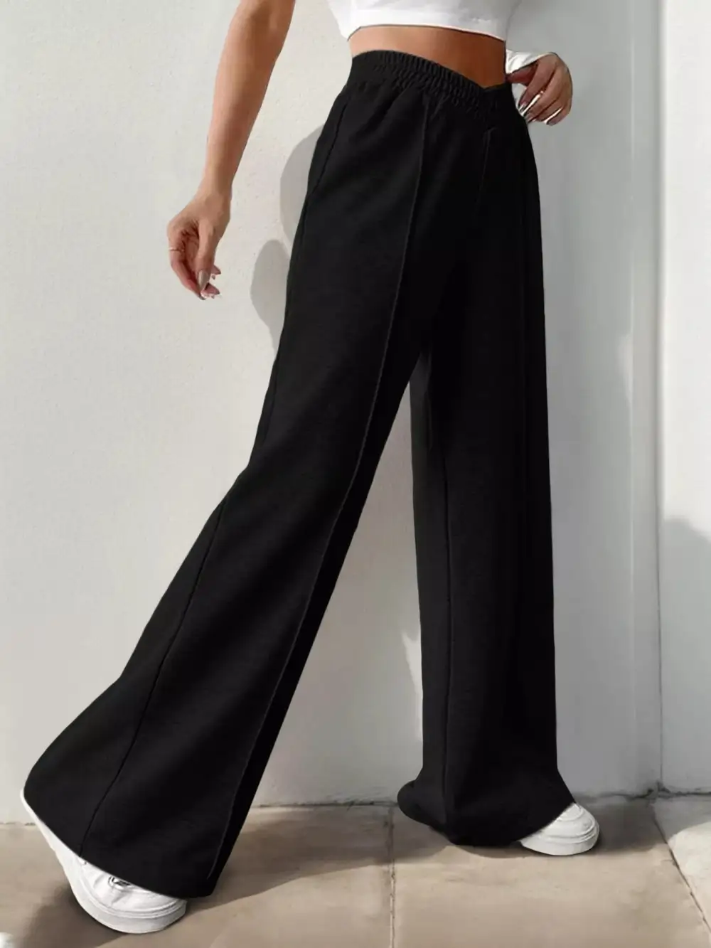 Everyday Wide Leg High Waist Pants