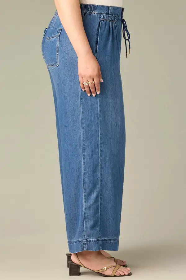 Plus Size Wide Leg Jeans