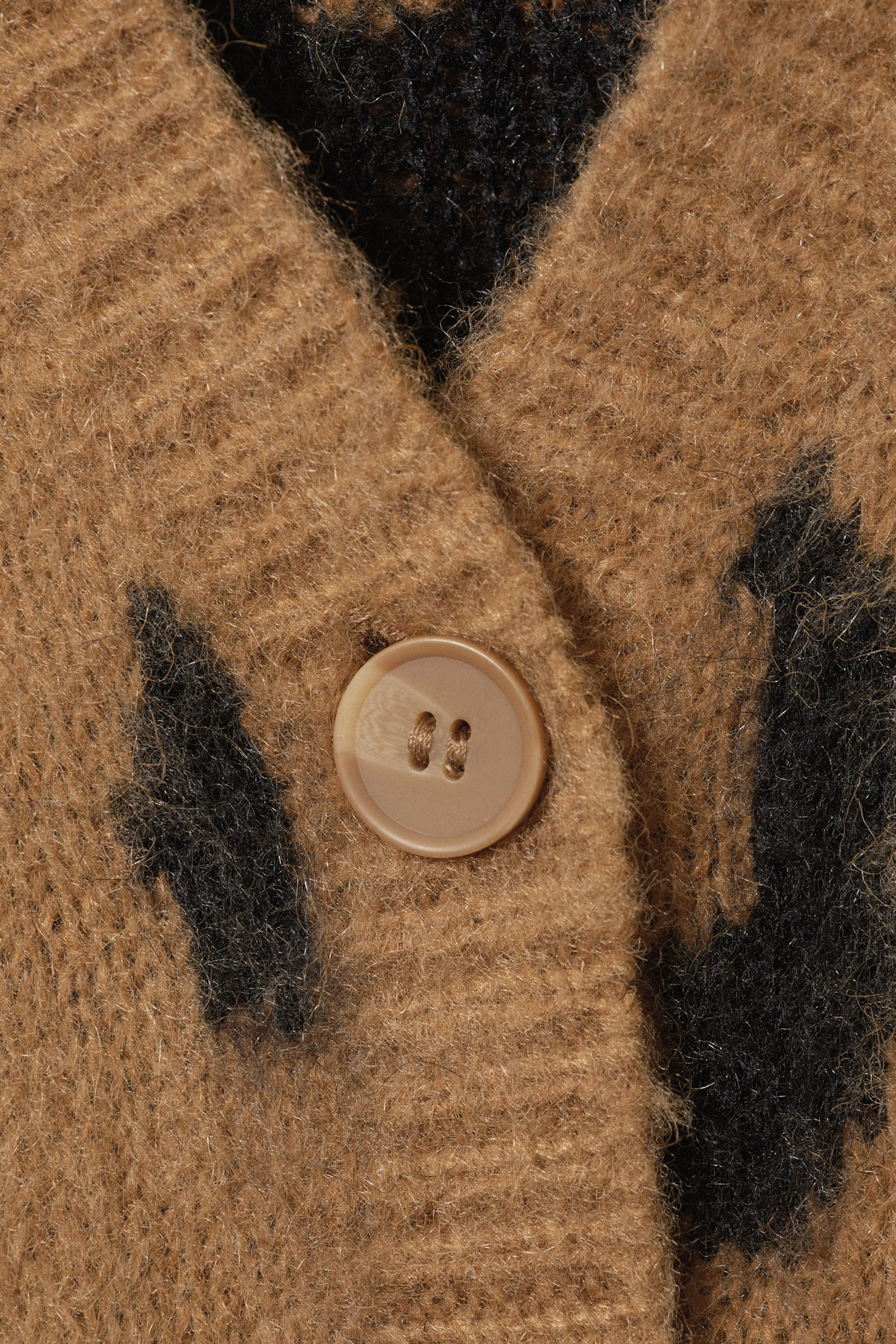 Button Up Drop Shoulder Cardigan