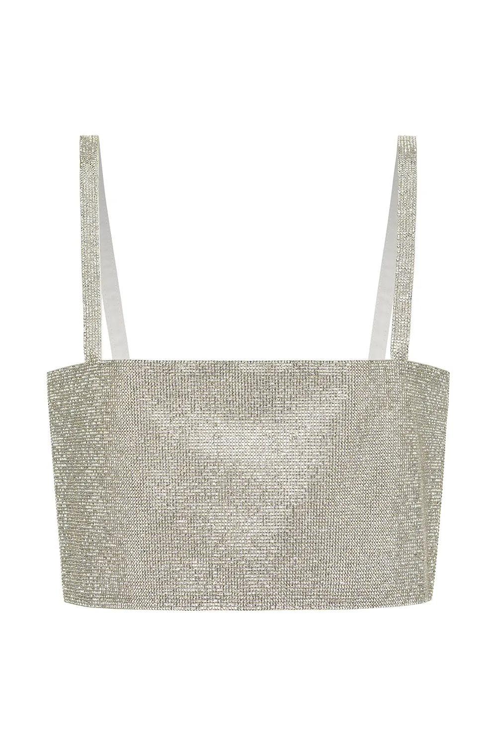 Rhinestone Short Camisole Top