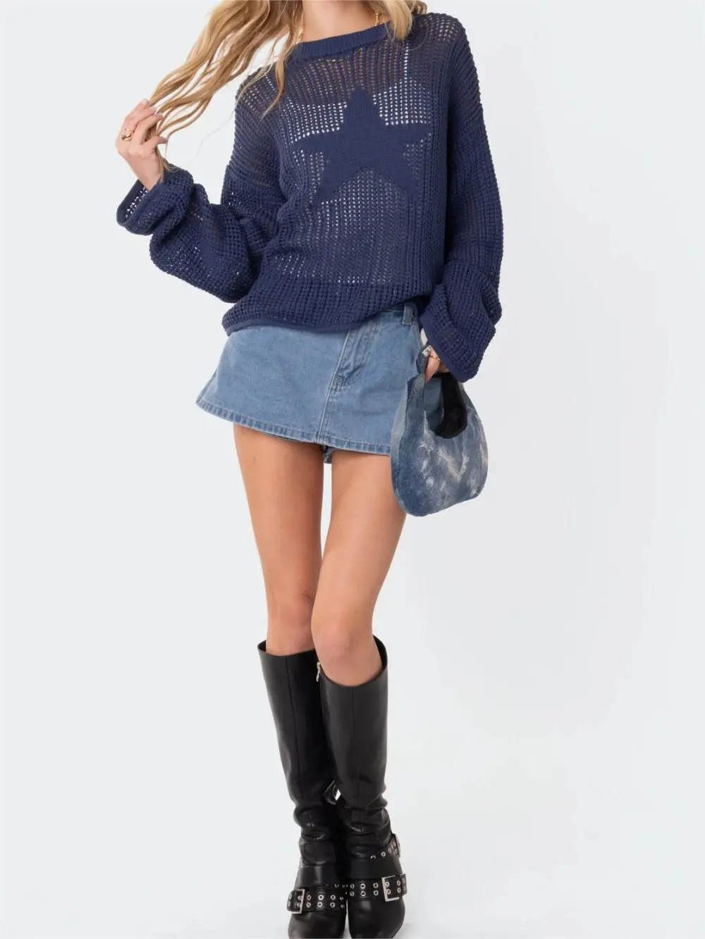 Sexy Cut-out Knit Sweater