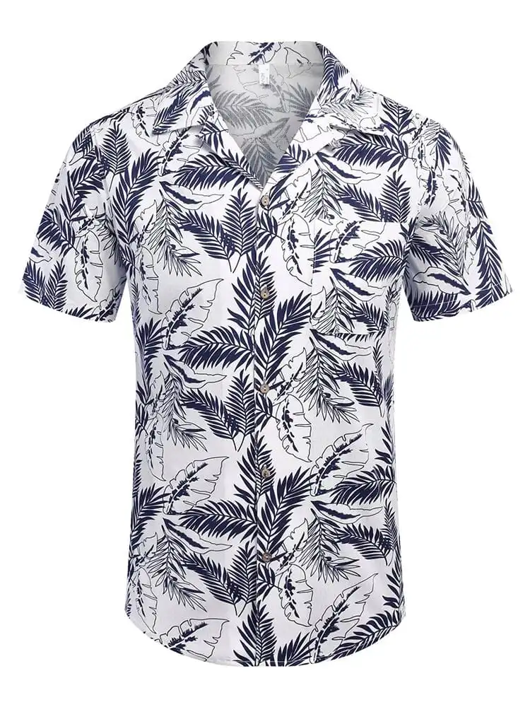 Soft Weave Cotton Linen Printed Shirt