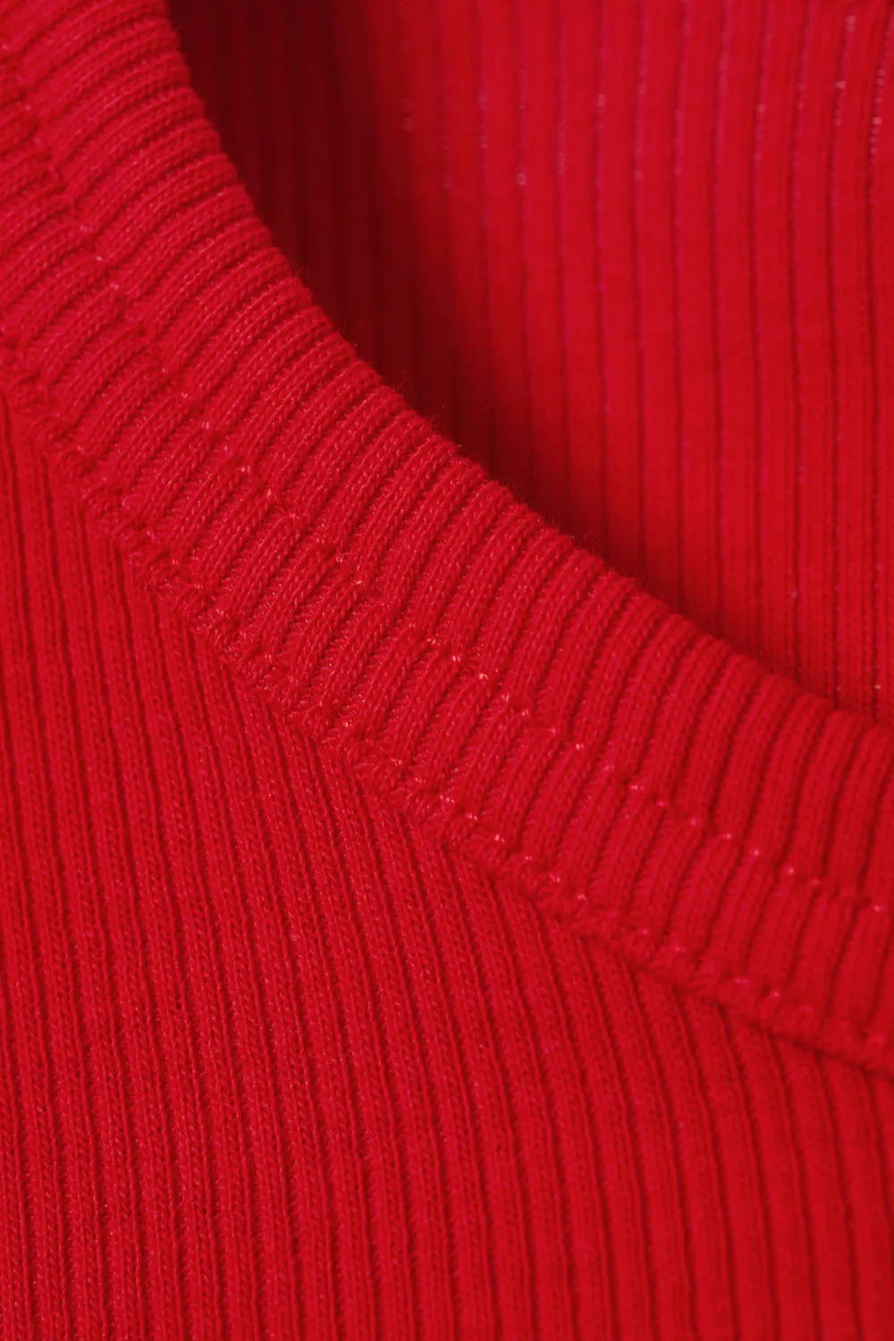 Ribbed Short Sleeve T-Shirt