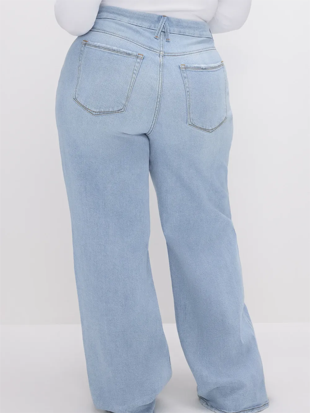 High Rise Patchwork Straight Leg Jeans