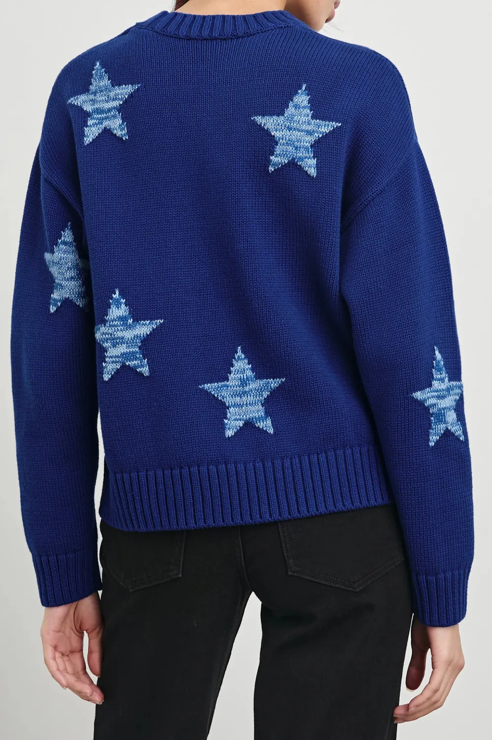 Cute Floral Embroidery Women's Loose Sweater