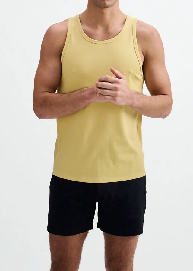 Workout Ribbed Stretch Tank Top
