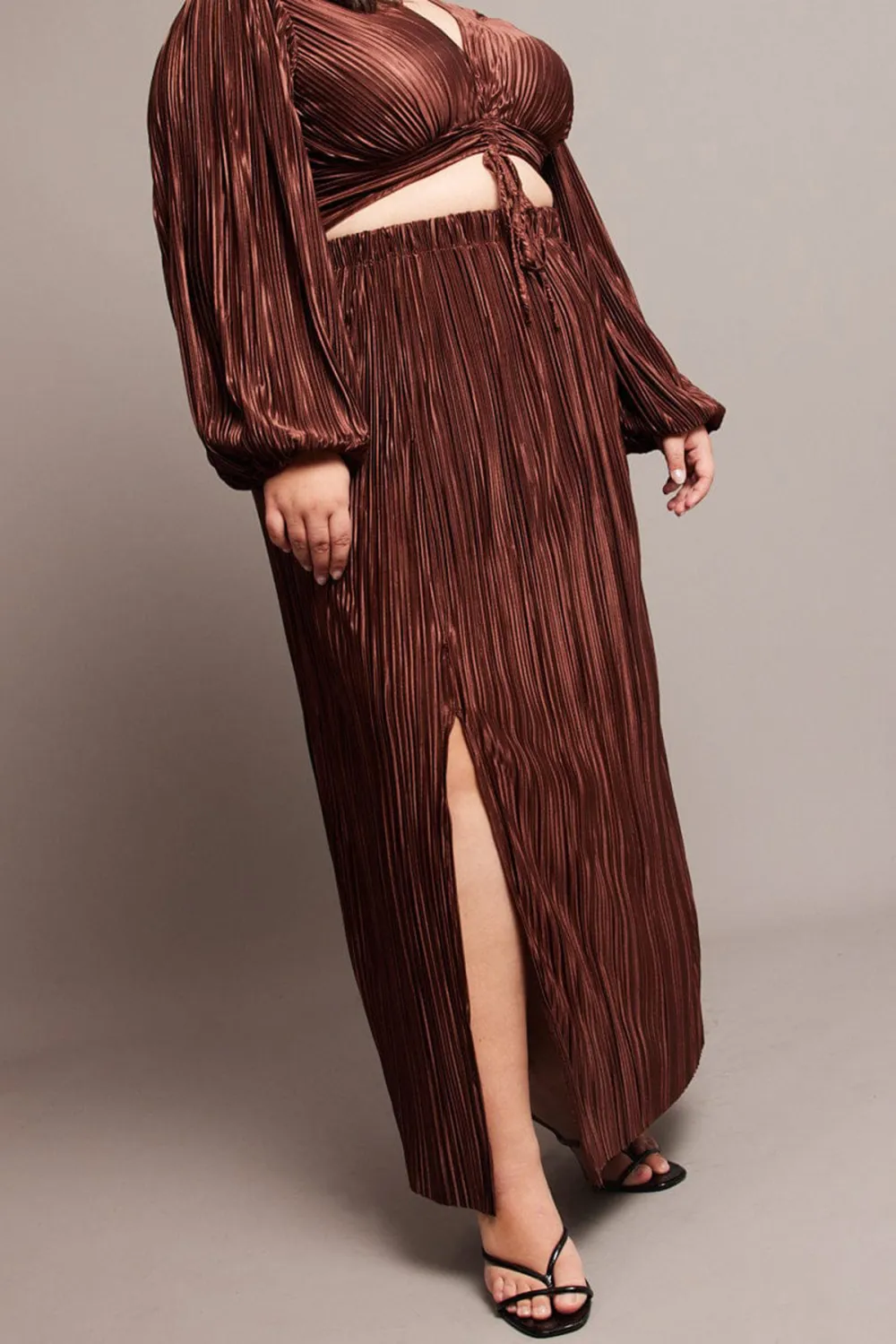 Black Ragtag Pleated Mini Skirt