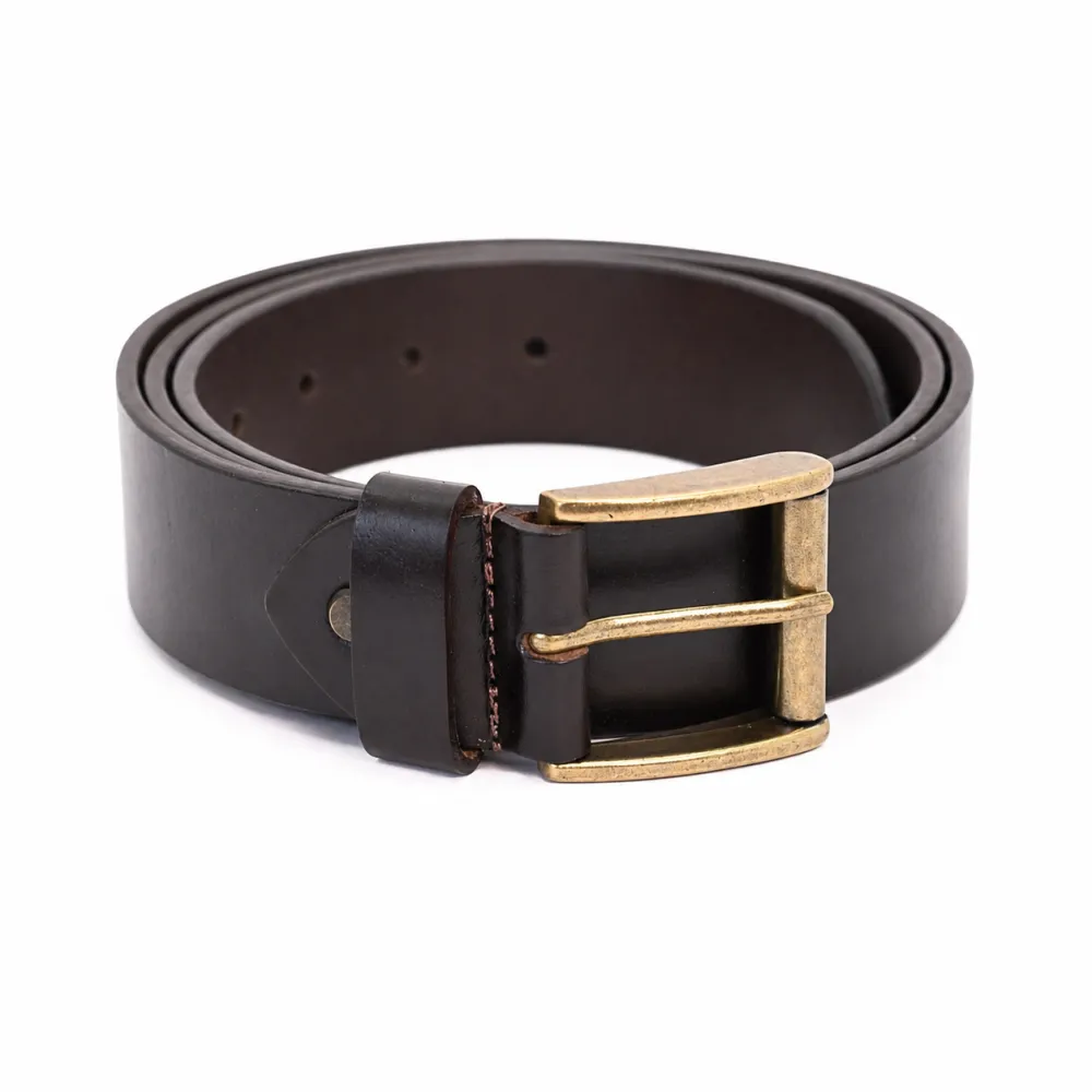Vintage Antique Buckle Leather Belt