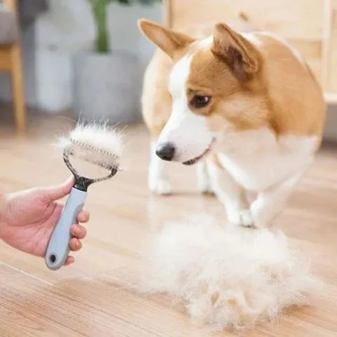 Knotting and knotting pet specific grooming tool