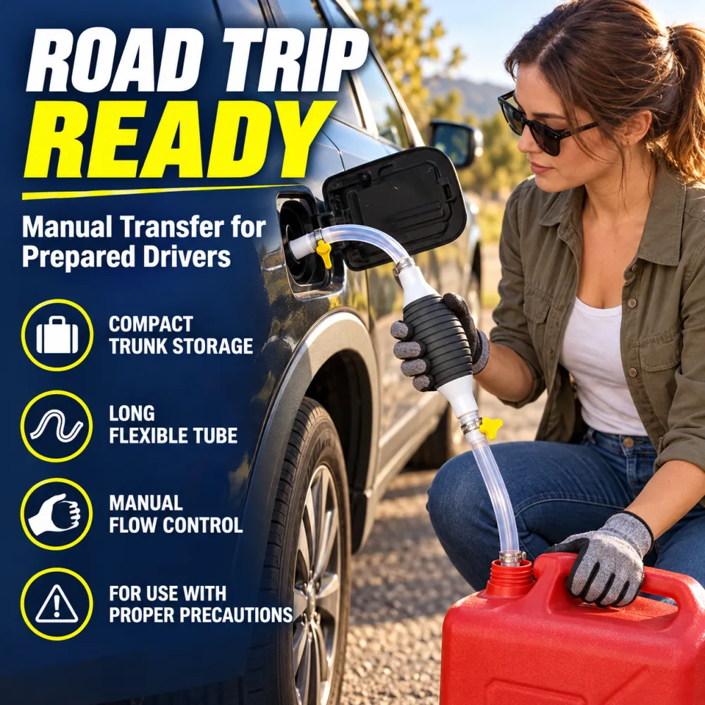 Manual Fuel Transfer Siphon Pump for Car