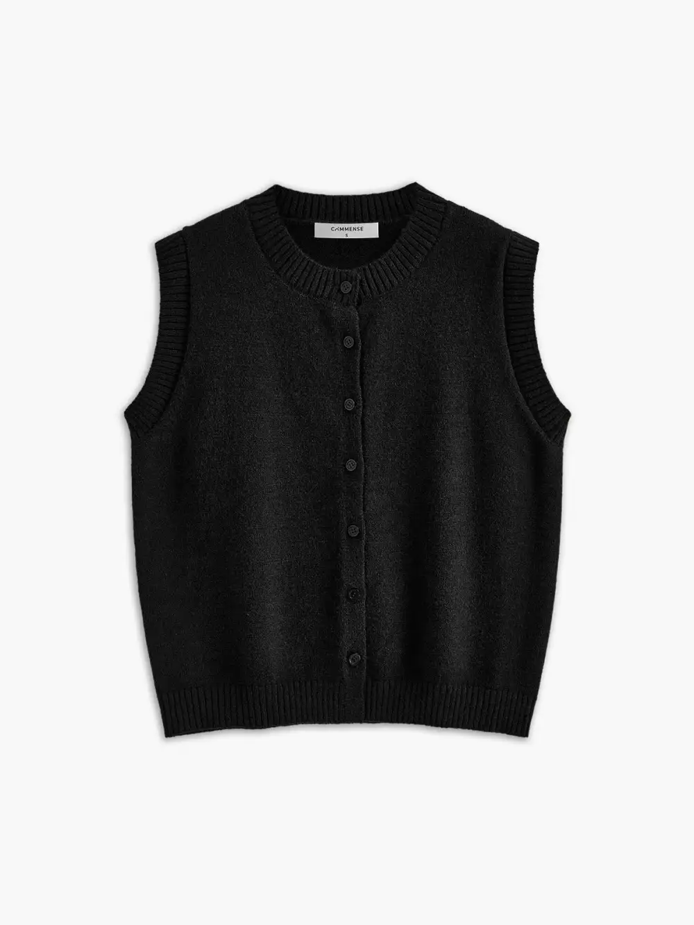 Casual Button Up Sweater Vest