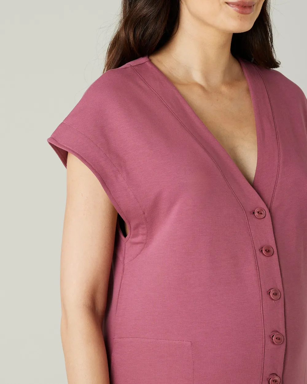 ROSE COTTON JERSEY JUMPSUIT