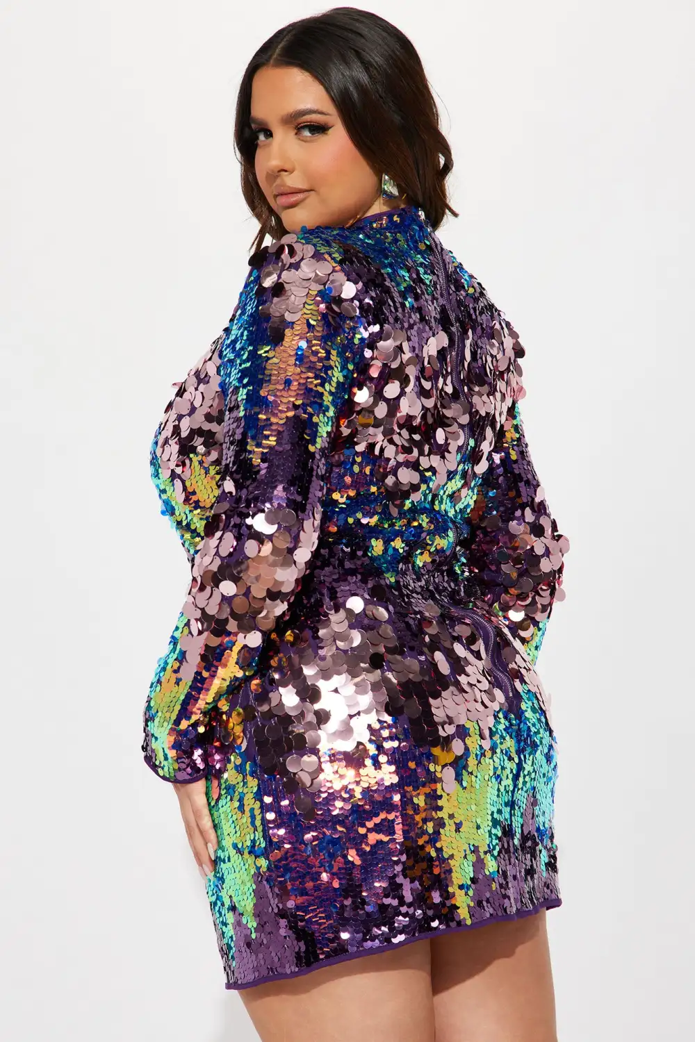 Raja Sequin Mini Dress - Multi Color