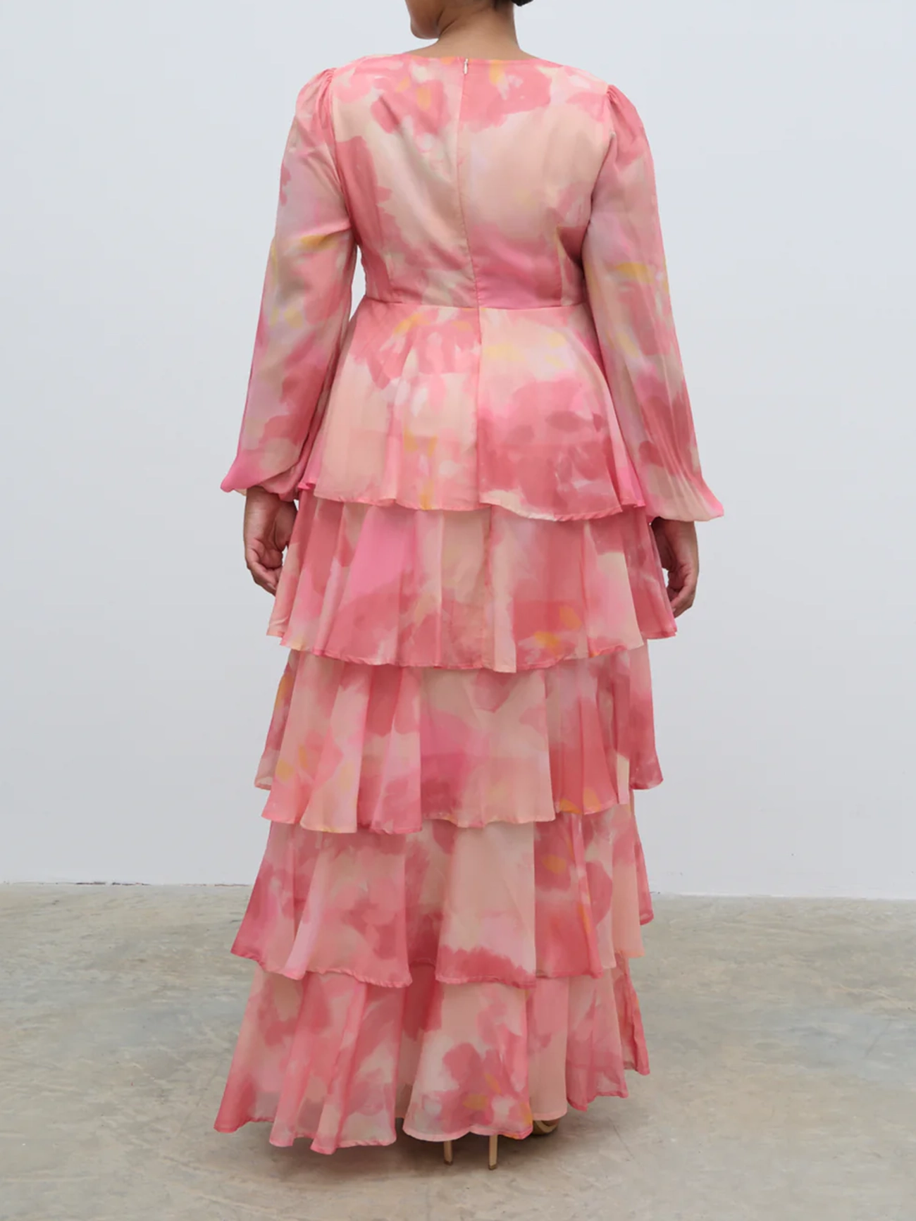 Ruffle Maxi Dress Curve