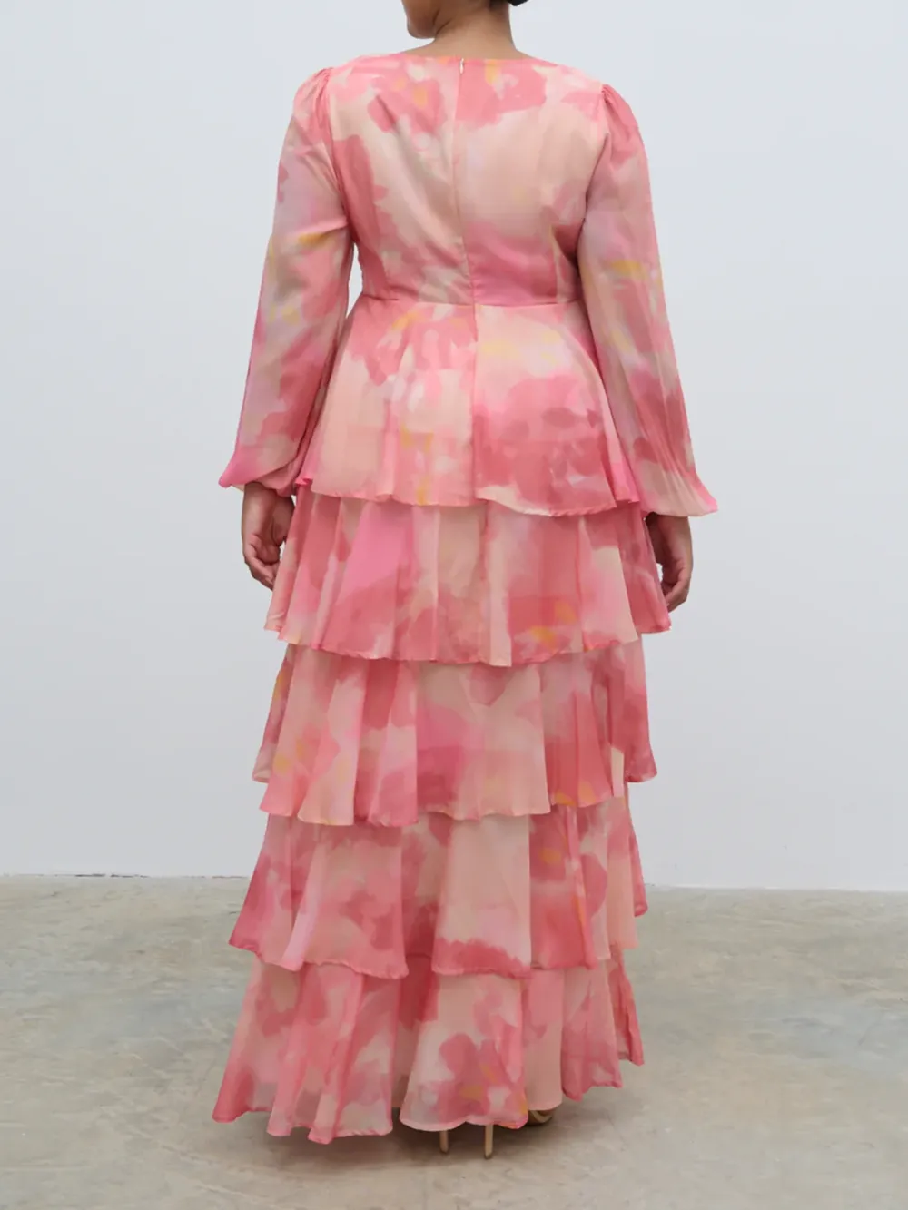 Ruffle Maxi Dress Curve