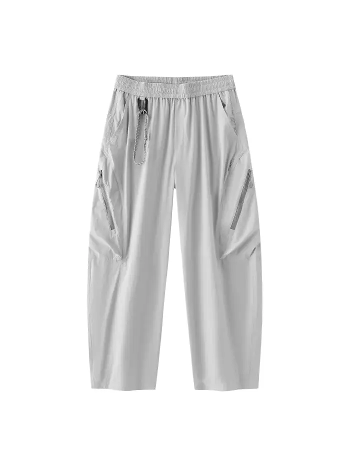 Men's Utility Wide-leg Casual Pants