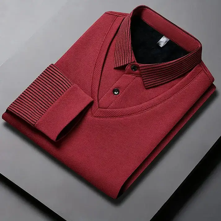 Men's velvet shirt