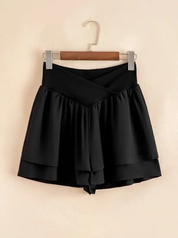 Layered Ruffle Shorts