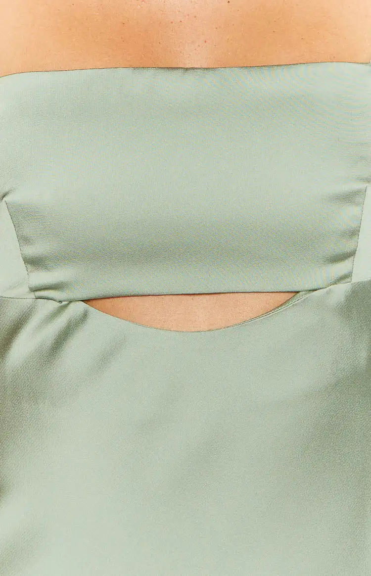 Satin Maxi Dress