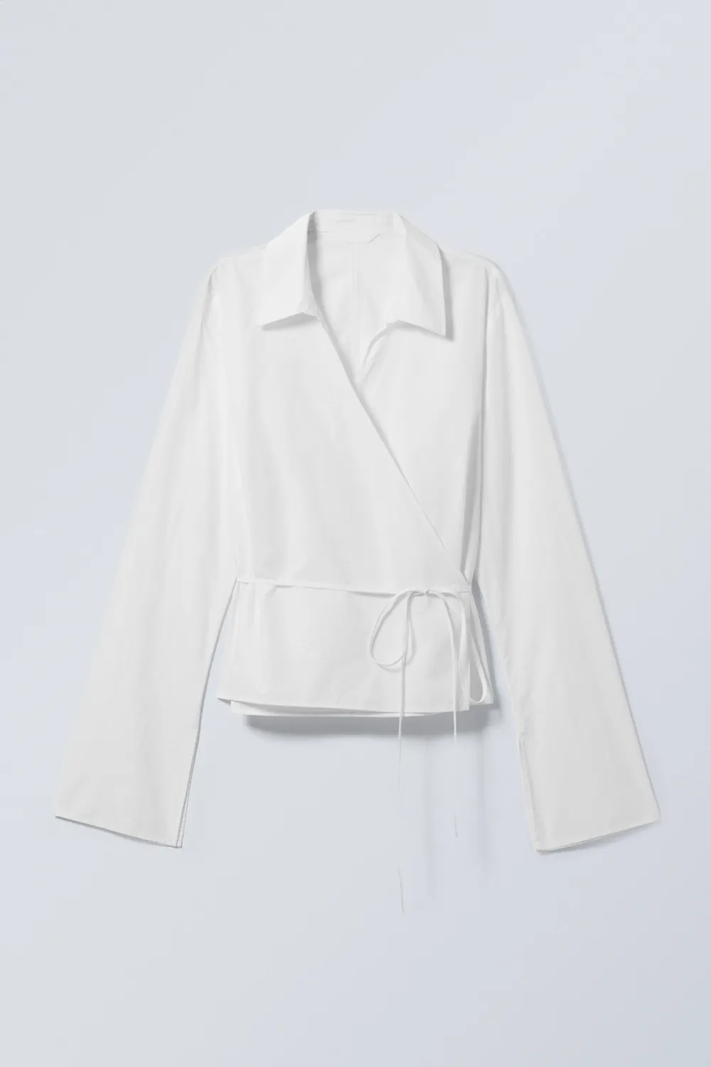 Tied Wrap Long Sleeve Shirt