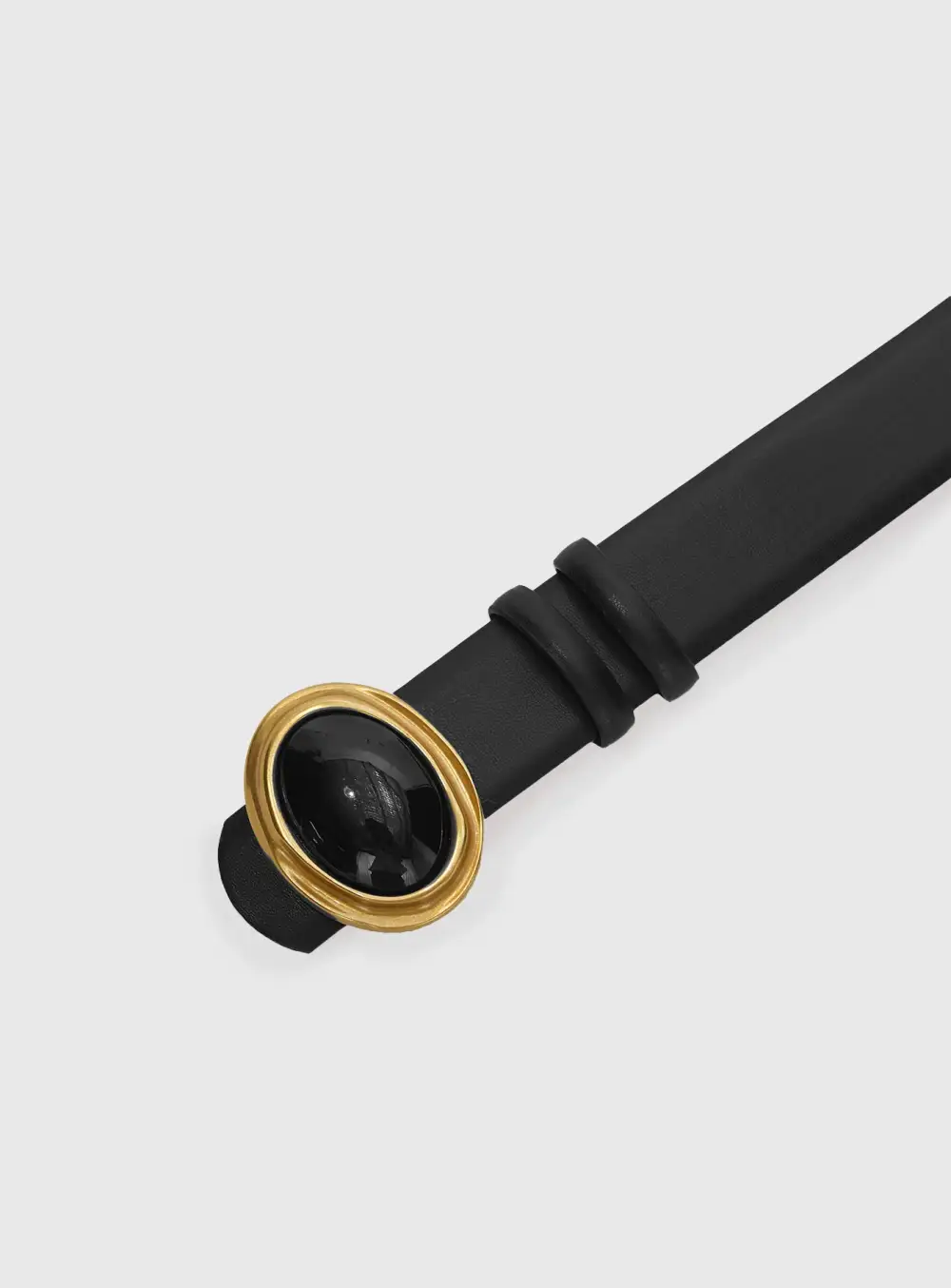 Essential Buckle Faux Leather Belt