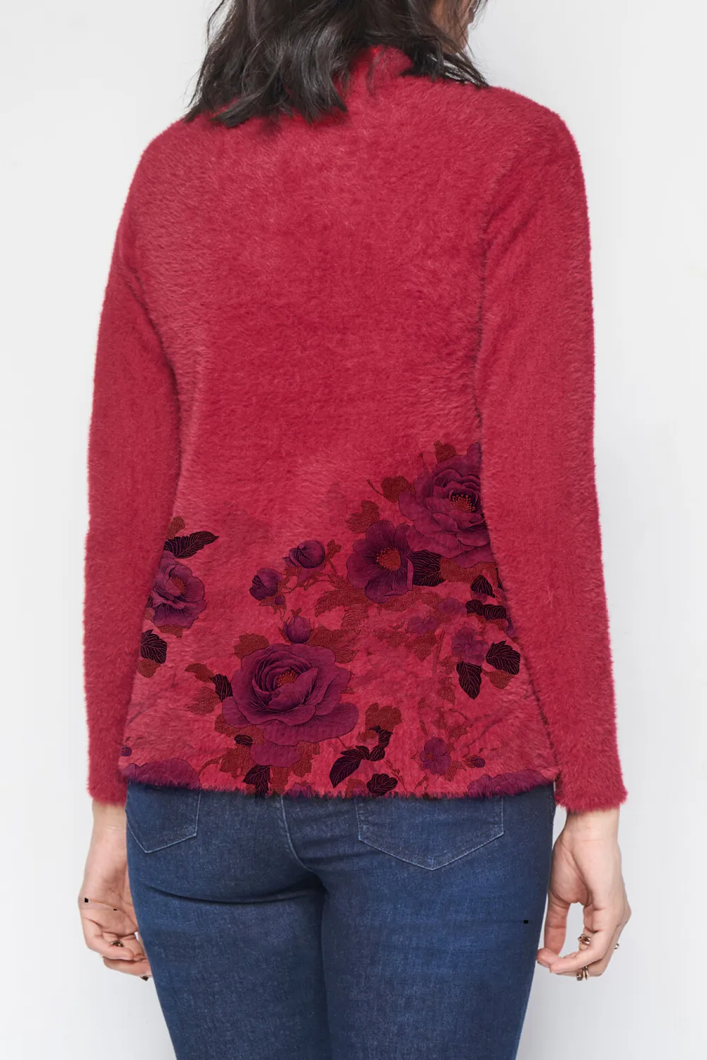 Red Long Sleeve Sweater