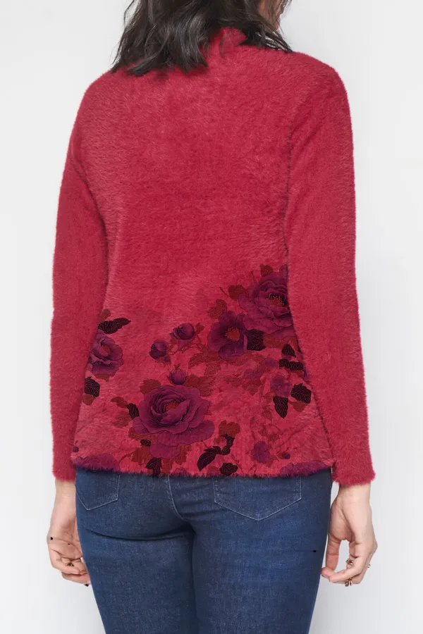 Red Long Sleeve Sweater