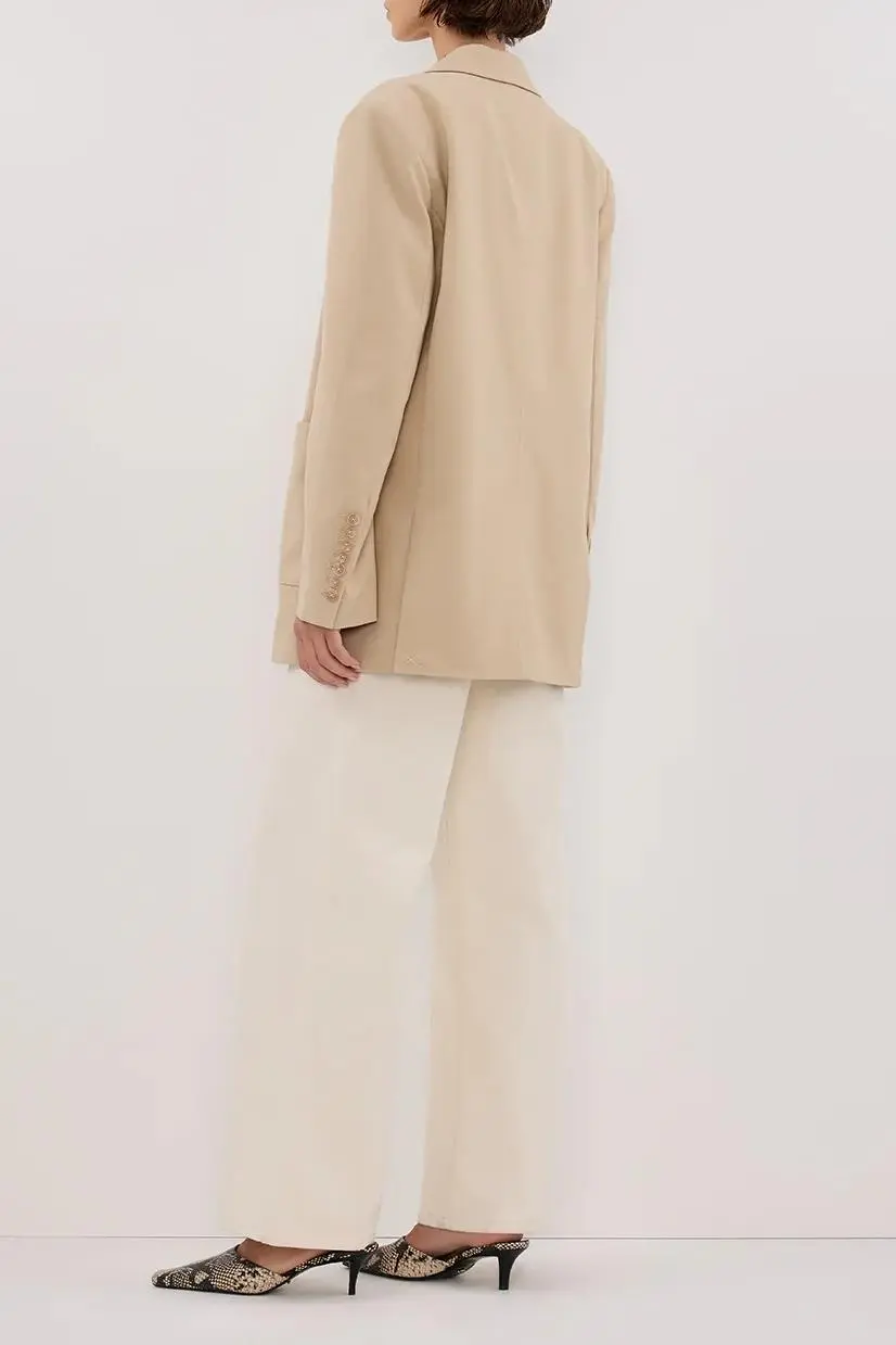 NATURAL PATCH POCKET BLAZER