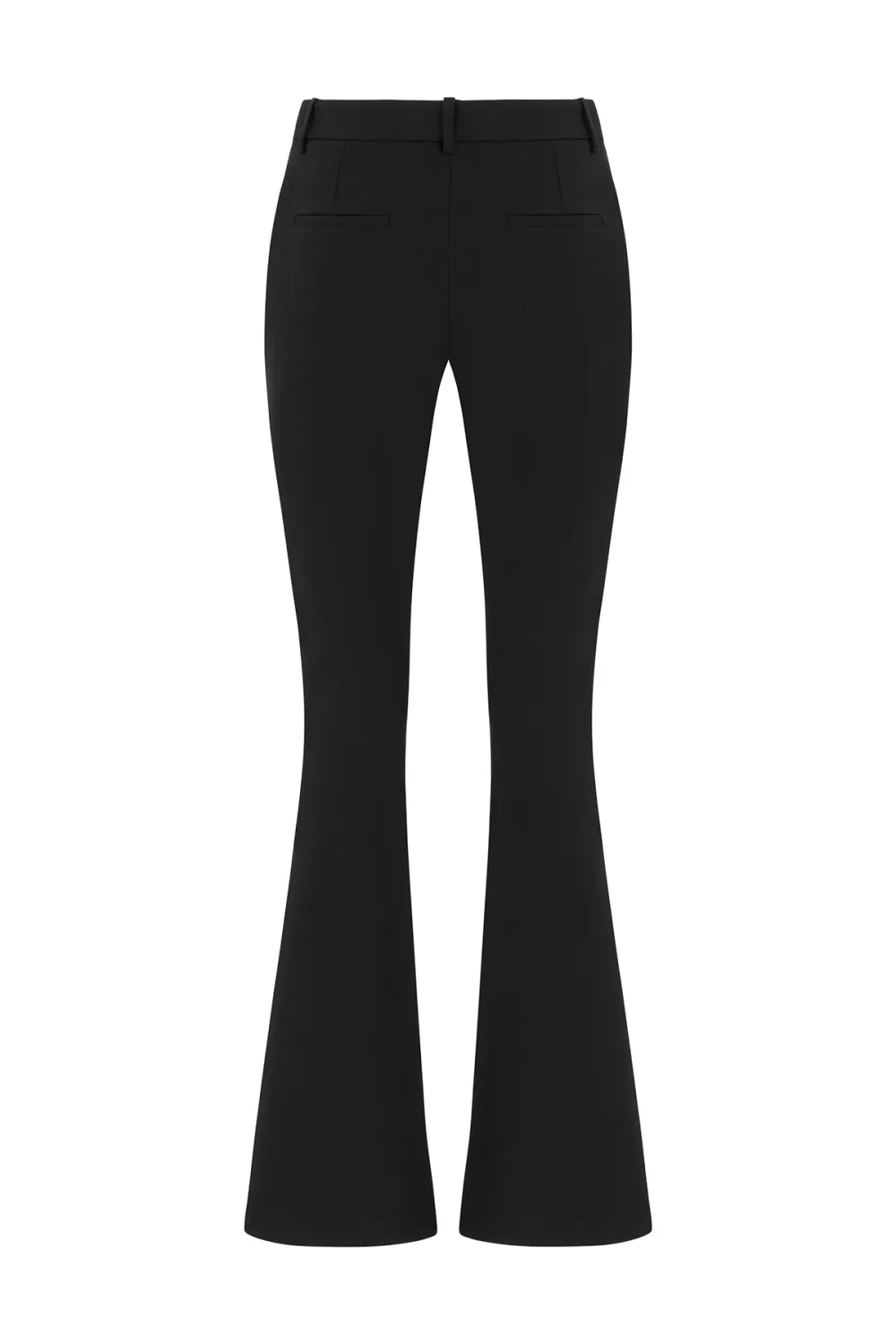 Bootcut Pants-Black