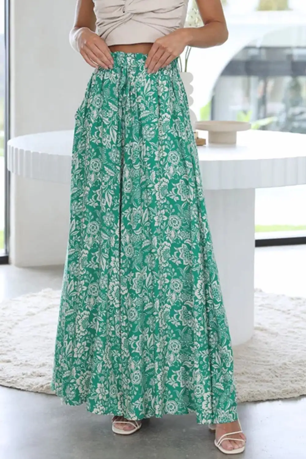 Easy Waist Wide Leg Pants