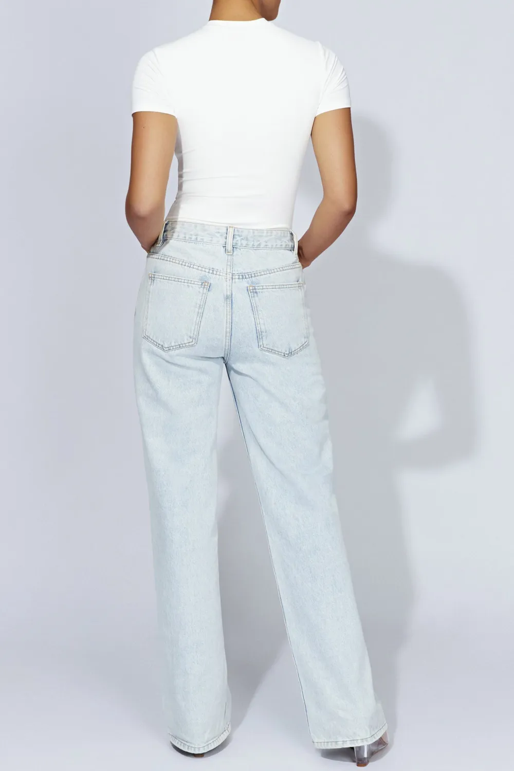 Crew Neck Short Sleeve Bodysuit