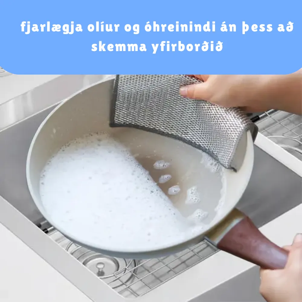 Silver Wire Dish Cloth