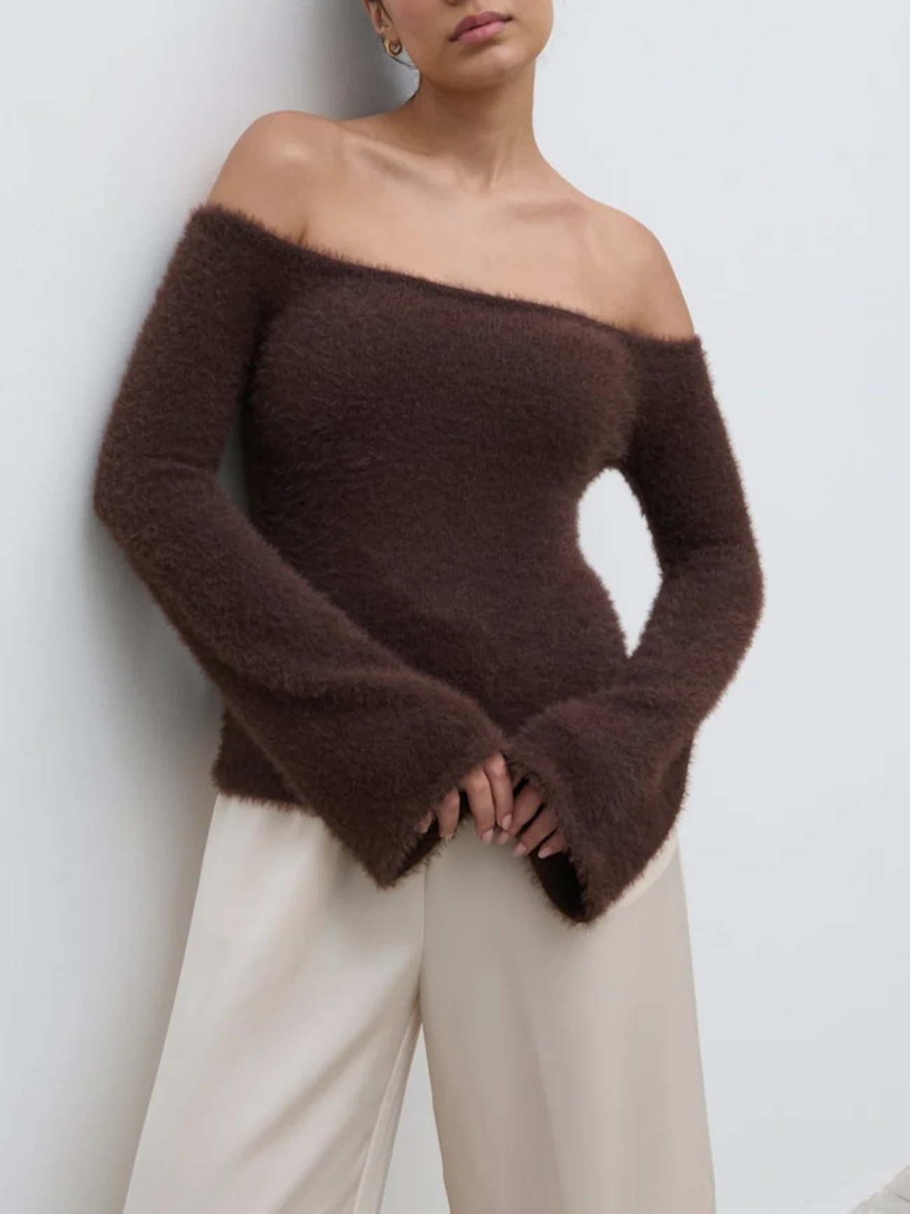 Fluffy Knit Top