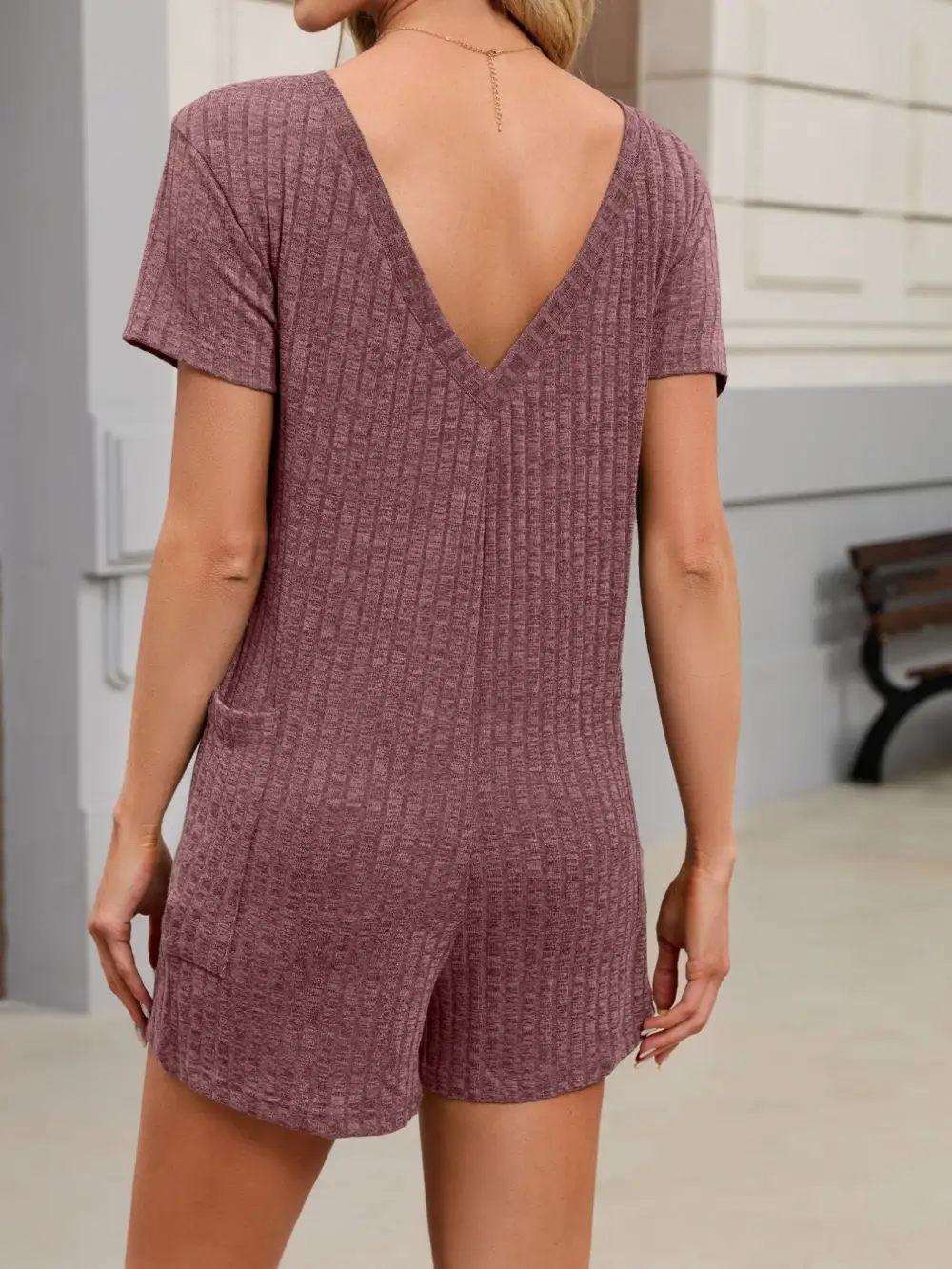 Everyday Knit Ribbed Romper