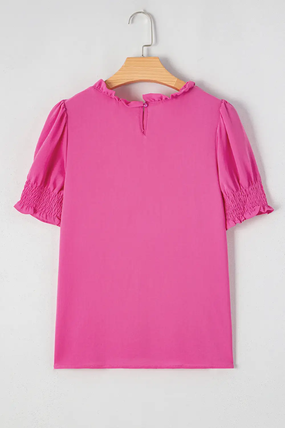 Smocked Puff Sleeve Blouse