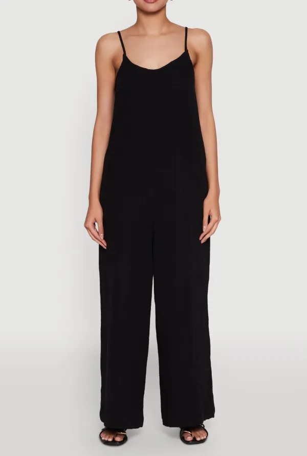 V-Neck Camisole Jumpsuit
