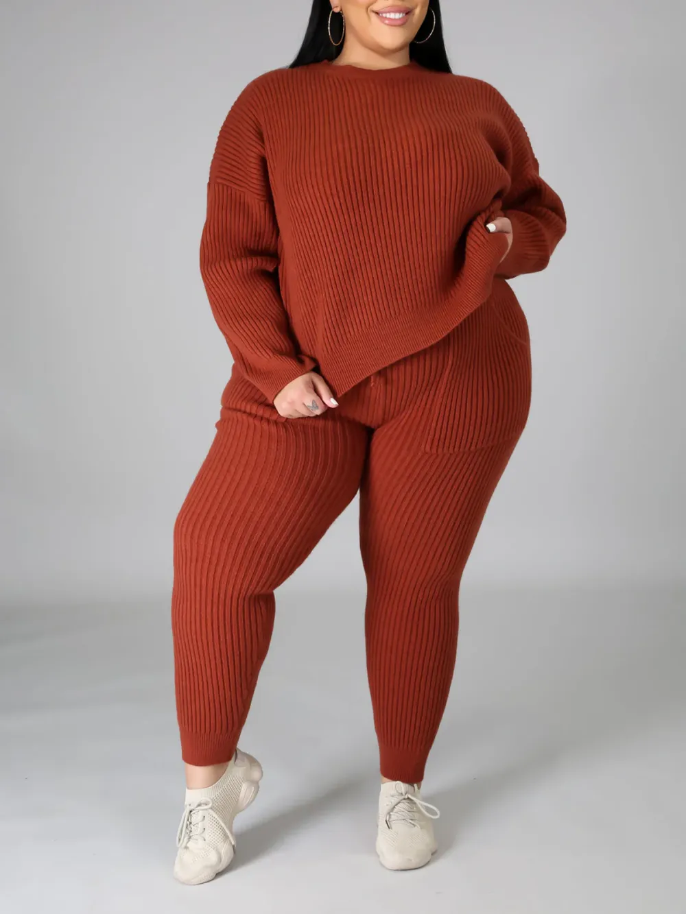 Plus-Size Fashion Knitwear For Women