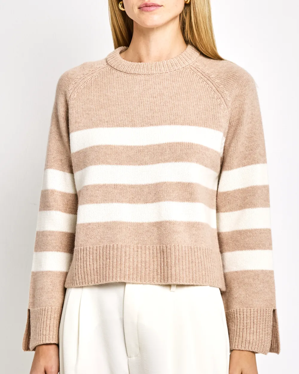 Striped Knit Pullover