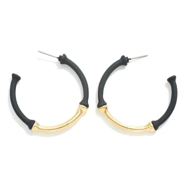 Coated Bamboo Earrings
